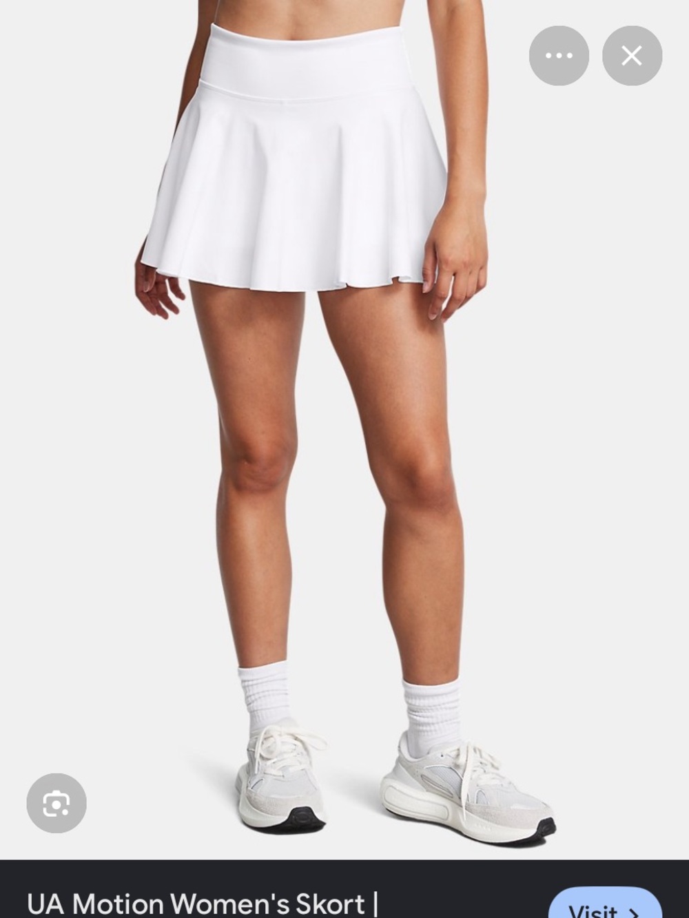 😍Under Armour Motion White Skort Tennis 🎾 Golf ⛳️ Small!